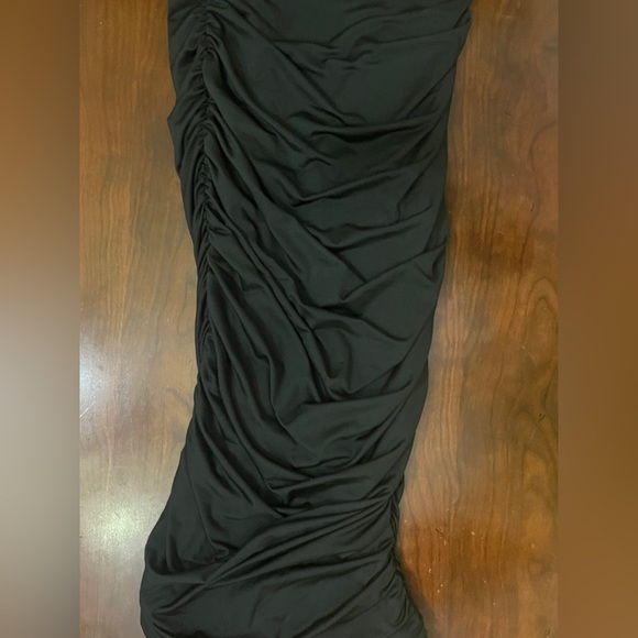 NWOT BEAGIMEG Sexy Ruched Bodycon Casual
Solid Sleeveless Tank Midi Dress - Picture 7 of 10